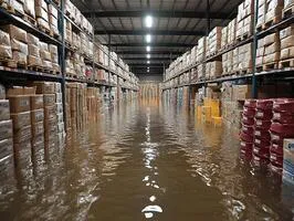 flooded-warehouse-interior-with-stacked-boxes-and-murky-water-free-photo