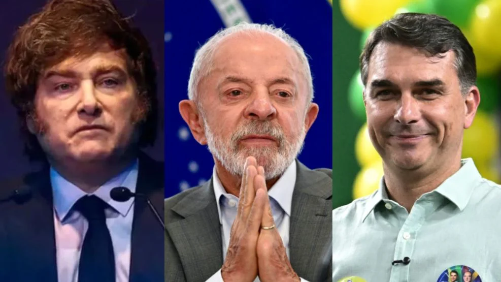 javier-milei-lula-da-silva-y-flavio-bolsonaro-2355519